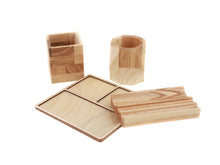 Load image into Gallery viewer, Wooden Desk Organizer - Desk Accessories