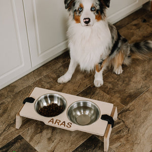Elevated Dog Feeder - dog bowl holder
