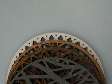 Load image into Gallery viewer, Wooden Mug Coaster &quot;Patterns&quot;