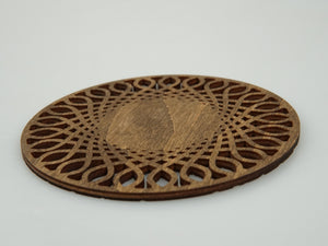 Wooden Mug Coaster "Patterns"