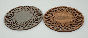 Wooden Mug Coaster "Patterns"