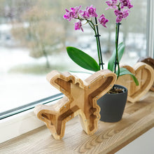 Load image into Gallery viewer, Wooden Piggy Bank Plane (M, Engraving)