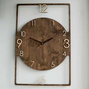 Big Wooden Wall Clock