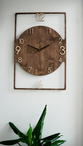 Big Wooden Wall Clock
