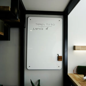White Board - Wooden White Writing Board