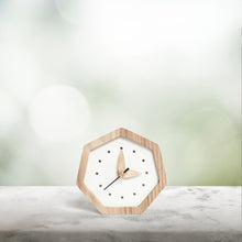 Load image into Gallery viewer, Wooden Clock, Wood Desk Clock