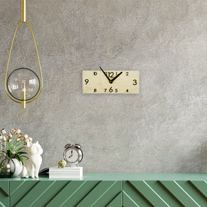 Wall Clock, Light Wooden Clock