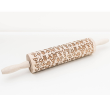 Load image into Gallery viewer, Rolling pin - wooden rolling pin forest animals