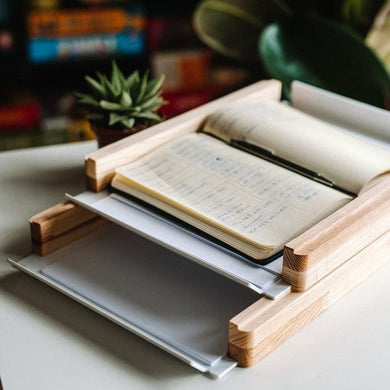 Modern Wooden Paper Tray, Stackable Desk Organizer for Home Office, Minimalist File Sorter