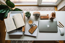 Load image into Gallery viewer, Modern Wooden Paper Tray, Stackable Desk Organizer for Home Office, Minimalist File Sorter