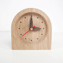 Load image into Gallery viewer, Wooden Clock - Wood Desk Clock