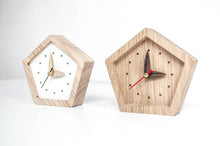 Load image into Gallery viewer, Wooden Desk Clock - Wood Desk Clock