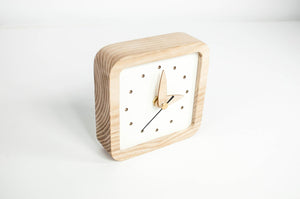 Wooden Clock - Wooden Table Clock