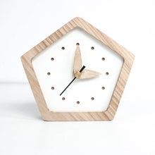 Load image into Gallery viewer, Wooden Desk Clock - Wood Desk Clock