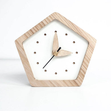 Wooden Desk Clock - Wood Desk Clock