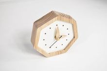 Load image into Gallery viewer, Wooden Clock, Wood Desk Clock