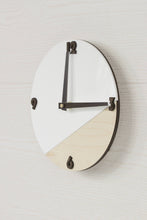 Load image into Gallery viewer, Wood And Acrylic Glass Wall Clock