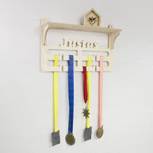 Load image into Gallery viewer, Medal hanger - wooden wall medal hanger
