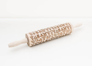 Rolling pin - wooden rolling pin forest animals