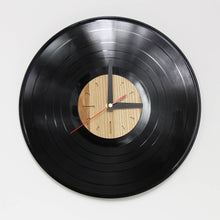 Load image into Gallery viewer, Vinyl Plate And Wood Clock, Wall Clock
