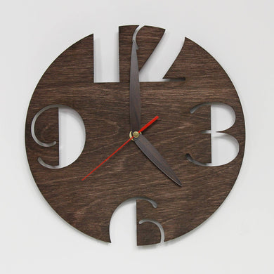 Wall Clock - Wooden Round Wall Clock