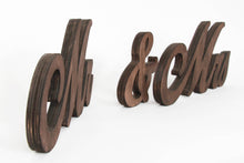 Load image into Gallery viewer, Mr &amp; Mrs Wood Table Signs for Wedding, Farmhouse Wedding Décor, Sweetheart Table Signage, Rustic Party Decorations