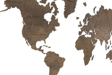 Load image into Gallery viewer, Wooden World Map - Wood Wall World Map Brown