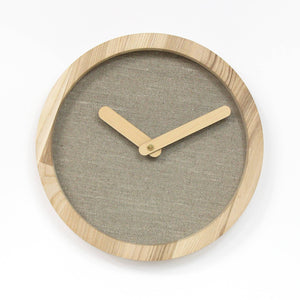 Wooden Clock - Grey Wood Wall Clock