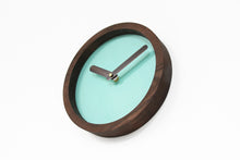 Load image into Gallery viewer, Wooden Clock - Mint Green wood Wall Clock