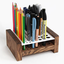 Load image into Gallery viewer, Pen Organizer - Wooden Pen Organizer