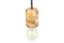 Load image into Gallery viewer, Wood lamp - hanging  lamp natural wood