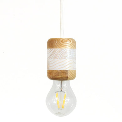 Wood lamp - wooden hanging lamp