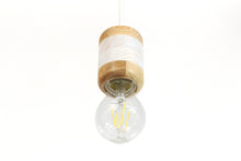 Load image into Gallery viewer, Wood lamp - wooden hanging lamp