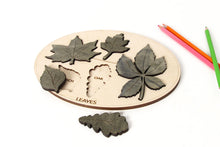 Load image into Gallery viewer, Kids Learning Board - Leaf , Trees Names Learning Board