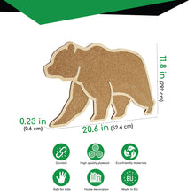 Load image into Gallery viewer, Cork Board Bear, Cork Board On The Wall