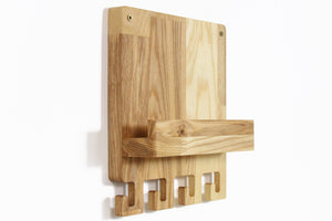 mail holder - wooden mail and keys holder