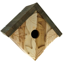 Load image into Gallery viewer, Wooden bird house &quot;Leaves&quot;